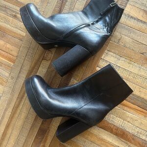 Zara platform boots size 8